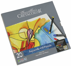Cretacolor oil pastel Aqua Sticks set 20 pieces for kids artists
