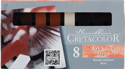 Cretacolor Art Sticks - Large chalk set 8 pieces multicolor