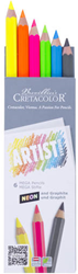 Cretacolor colored pencils Artist Studio Neon set - 6 neon colors