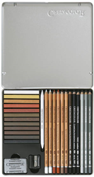Cretacolor drawing set Creativo 27-piece colored pencils and chalk