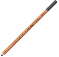 Cretacolor pastel pencil art supplies Dark Grey - highly pigmented