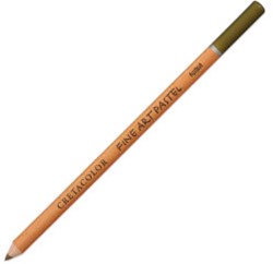 Cretacolor pastel pencil Olive Brown - Fine-Art artist drawing pencil