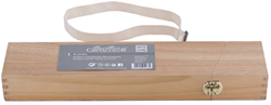 Cretacolor wooden brush box - paintbrush storage case 45x5x9 cm