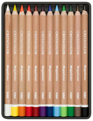Cretacolor colored pencils Mega set 12 pieces for kids and adults