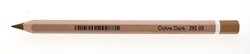 Cretacolor colored pencil Mega dark ochre - extra thick and richly pigmented