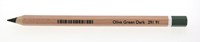 Cretacolor colored pencil Mega dark olive green - extra thick and highly pigmented