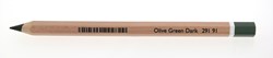 Cretacolor colored pencil Mega dark olive green - extra thick and highly pigmented