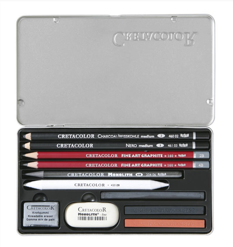 Cretacolor Cretacolor Teachers' Choice Tekenset Basis 11-delig