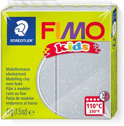Fimo modeling clay 42g Glitter Silver - Creative fun for kids