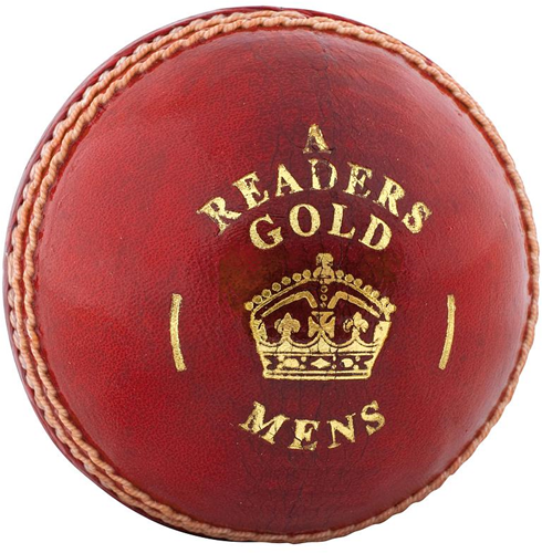 Readers Gold 'A' cricket ball - premium leather ball for men