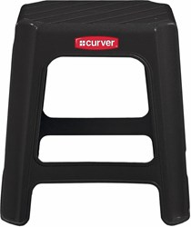 Curver step stool plastic anthracite 43cm sturdy and multifunctional