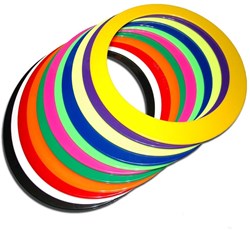 Mr Babache juggling ring 32cm - fluorescent toy