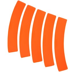 Spordas floor markers curved lines set of 10 anti-slip vinyl