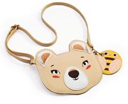 Djeco shoulder bag bear - kids animal print bag with bee purse