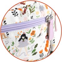 Djeco girls waist bag - kids cotton water-repellent cartoon bag-2