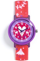 Djeco kids watch Heart - quartz watch for learning to tell time-2