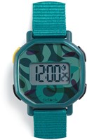 Djeco digital watch Green snakes - waterproof kids watch