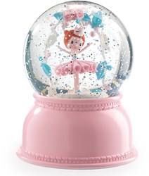 Djeco night light Ballerina - snow globe glitter lamp for children