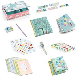 Djeco writing set Charlotte stationery box set FSC paper