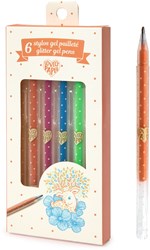 Djeco glitter gel pens set - writing and drawing for kids