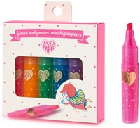 Djeco highlighters writing drawing 6 mini highlighter set