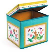 Djeco toy chest bench - Roulotte multicolour nursery-2