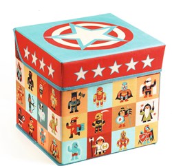 Djeco toy chest seat - Stars storage box for kids