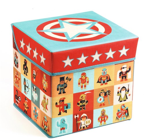 Djeco toy chest seat - Stars storage box for kids