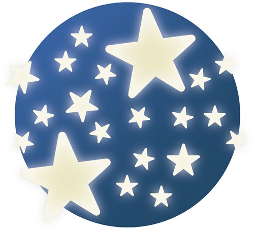 Djeco glow-in-the-dark stars wall stickers - Stars decoration