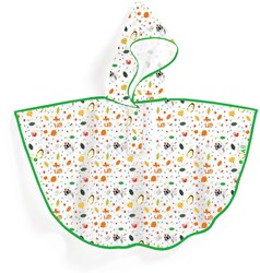 Djeco rain poncho Forest rain cape - S for kids