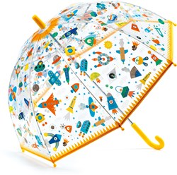 Djeco umbrella Space - colourful kids umbrella with space theme