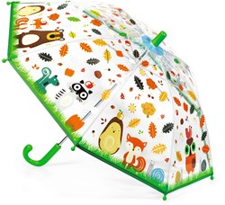 Djeco kids umbrella Forest Friends - sturdy rain protection for children