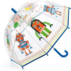 Djeco umbrella Robot - colourful kids umbrella with robots