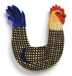 Djeco wooden letter U - animal letter for kids room decoration