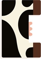 Djeco wooden letter E - graphic animal alphabet for kids room-2
