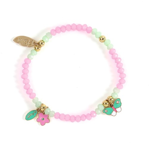 Djeco bracelet toy PLUME BIJOUX Lilac multicolor children's jewelry
