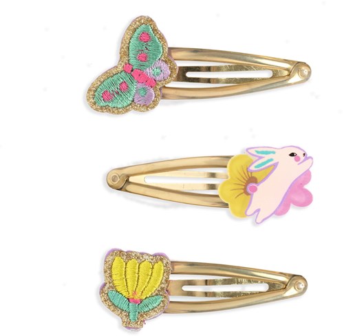 Djeco hair accessories - colorful hair clips set for kids