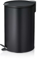 Kela pedal bin waste container black 12 liters with lid and pedal