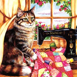 SunsOut puzzle Debbie Cook - The Seamstress - 1000 pieces