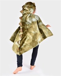Den Goda Fen dragon costume cape with gold spikes - 3-8 years - toy