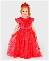 Den Goda Fen heart dress and headband costume set for kids 98-104