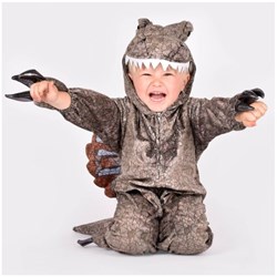 Den Goda Fen dinosaur costume Spinosaurus 3-4 years grey