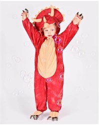 Den Goda Fen dinosaur costume Triceratops 3-4 years polyester
