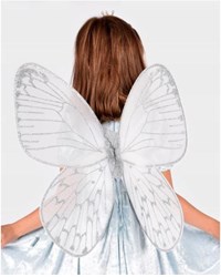 Den Goda Fen fairy wings white silver 60cm costume accessory toy