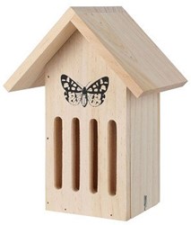 Butterfly house wooden insect hotel for kids garden fun