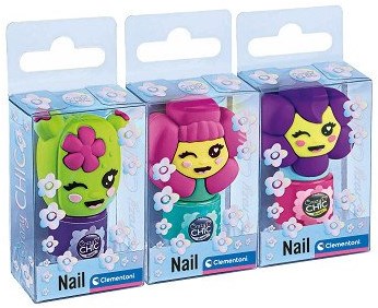 Clementoni nail polish toy Crazy Chic Lovely Flower Power kids