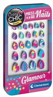 Clementoni Crazy Chic Press & Go Nagels - Glamour