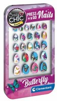 Clementoni Crazy Chic Press & Go Nagels - Vlinders