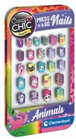 Clementoni Crazy Chic Press & Go Nagels - Dieren