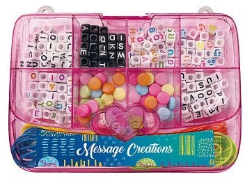 Clementoni Crazy Chic Sieraden Maken Kralenset in Opbergbox Roze